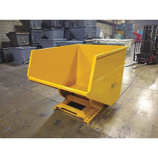 Self Dumping Hopper, Medium Duty, Yellow