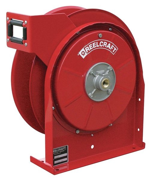 Spring Return Hose Reel, 1/4 in Hose Dia., 35 ft Length, 500 psi