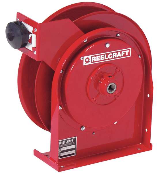 Spring Return Hose Reel, 1/4 in Hose Dia., 35 ft Length, 500 psi