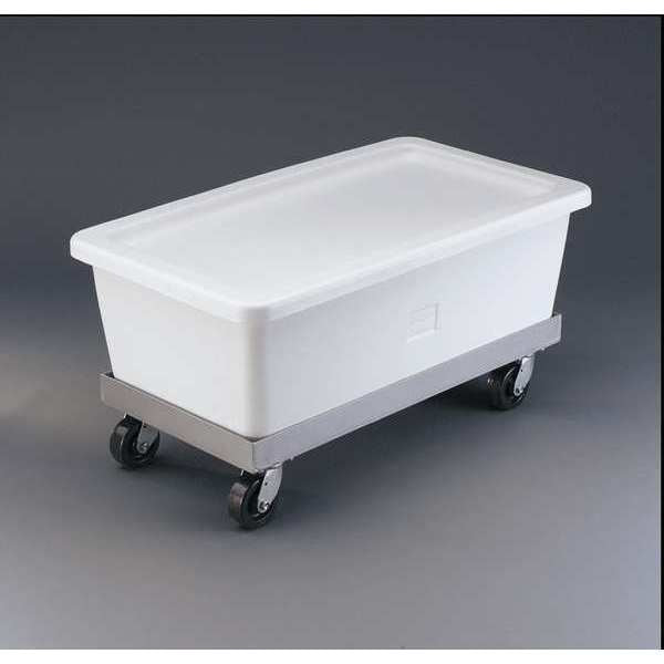 Hopper Tub, White, Polyethylene