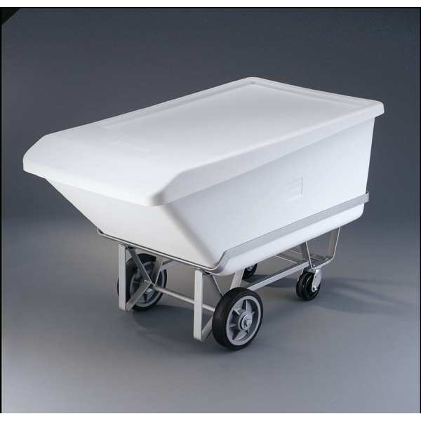 Hopper Tub, White, Polyethylene