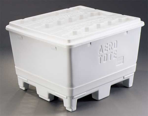 White Plastic Bulk Container Lid