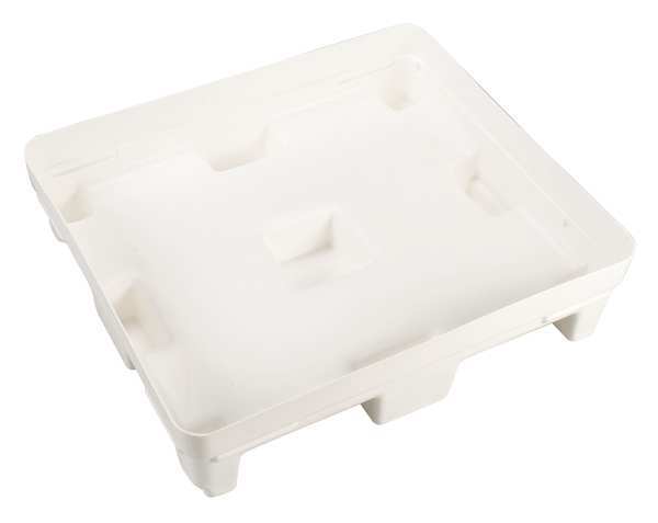 White Plastic Bulk Container Pallet