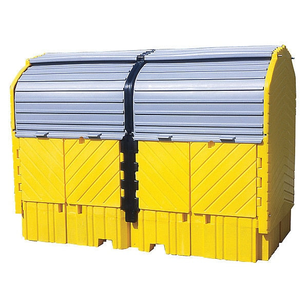 Twin IBC Containment Unit, 535 gal Spill Capacity, 8000 lb., Polyethylene