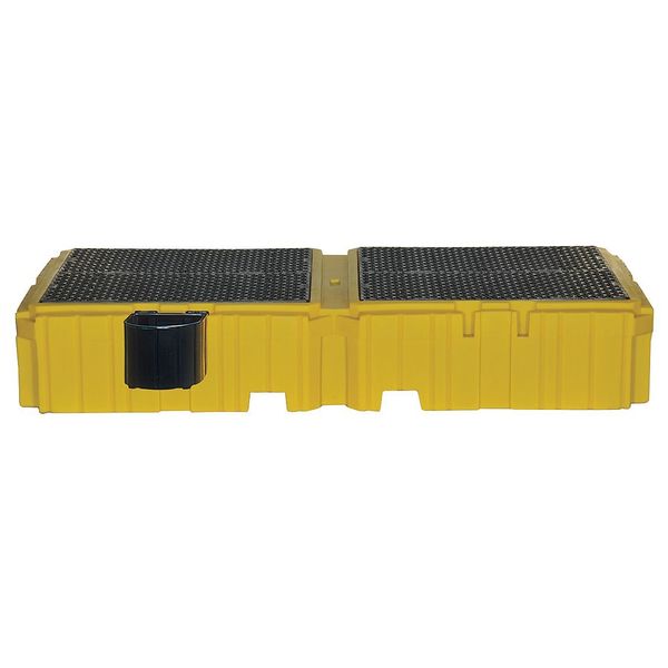 Twin IBC Containment Unit, 535 gal Spill Capacity, 8000 lb., Polyethylene