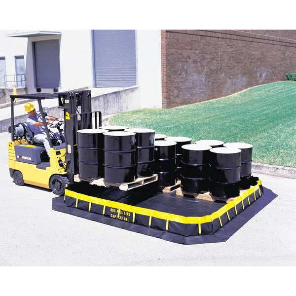 Stake Wall Containment Berm, 179gal
