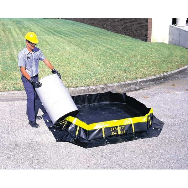 Stake Wall Containment Berm, 179gal