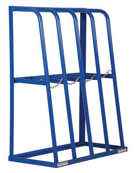 Starter Vertical Bar Rack, 24 in D, 48 in W, 4 Shelves
