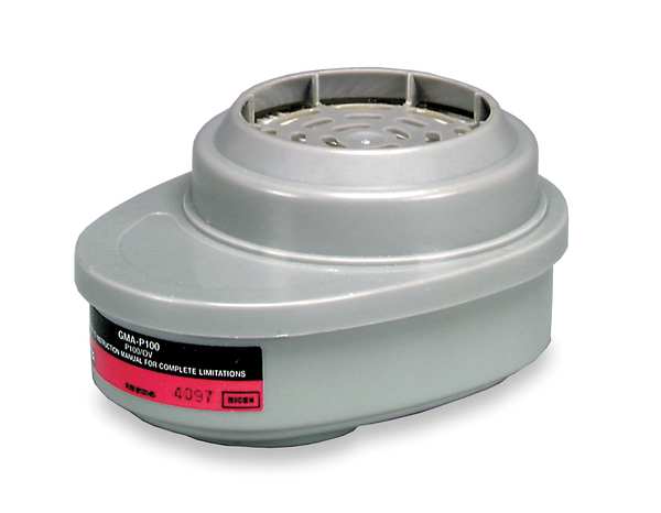 Combination Cartridge/Filter, Bayonet, OV, P100, Black, Magenta, 2 PK, NIOSH 42 CFR 84
