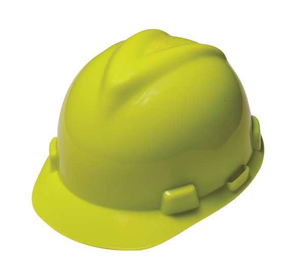 Full Brim Hard Hat, Type 1, Class E, Ratchet (4-Point), Yellow