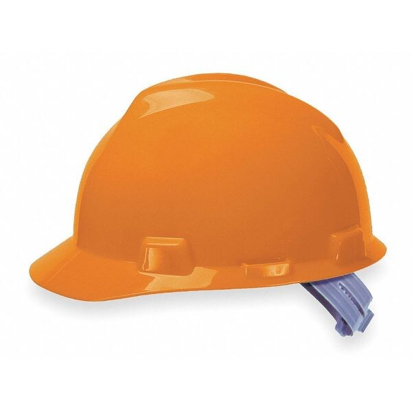 Front Brim Hard Hat, Type 1, Class E, Pinlock (4-Point), Orange
