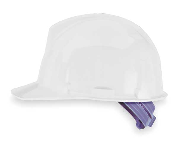 Front Brim Hard Hat, Type 1, Class E, Pinlock (4-Point), White