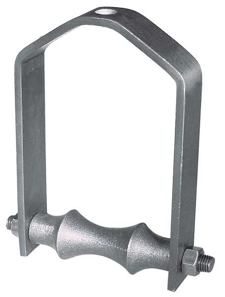Pipe Roll with Steel Yoke, Cast Iron, 3 In