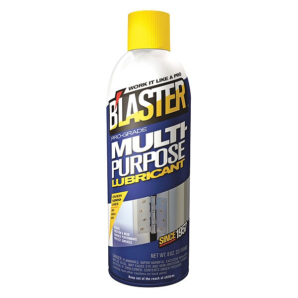 8 oz. White Multi-Purpose Lubricant Aerosol can