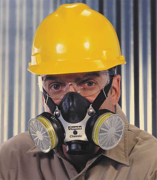 MSA Comfoâ¢ Classic Half Mask, Rubber, M