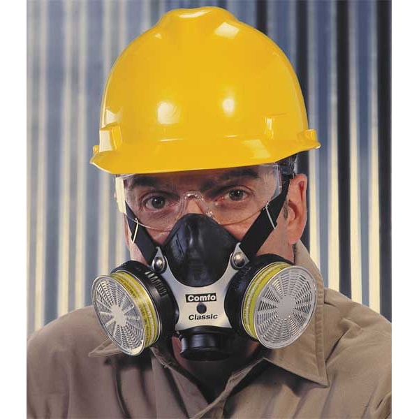 MSA Comfoâ¢ Classic Half Mask, Rubber, L