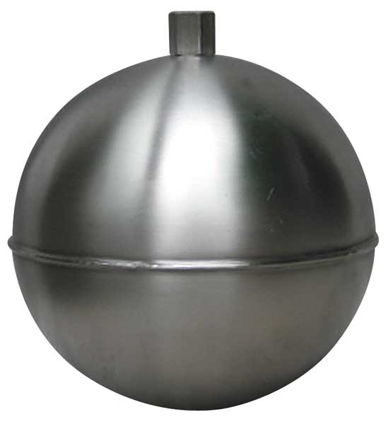 Float Ball, Round, SS, 9 In