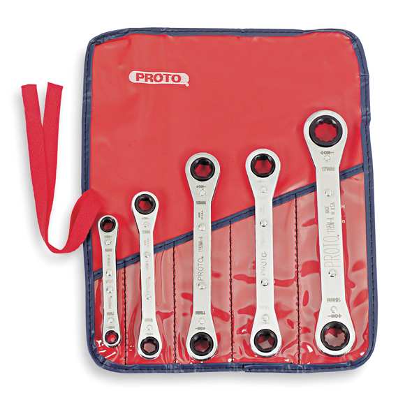 Ratcheting Wrench Set, Double Box End