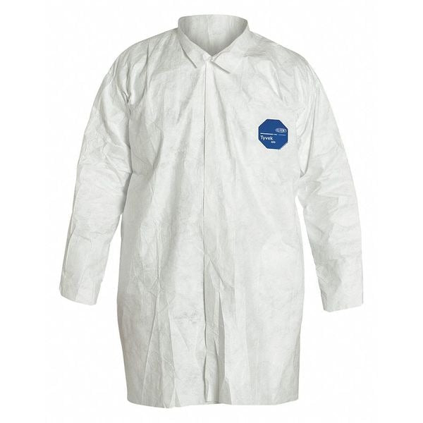 Disposable Frock, 2XL, White, PK30