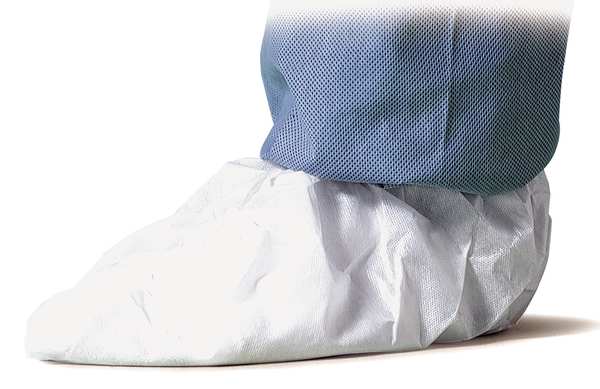 ProShield Disposable Shoe Cover, Spunbond Polypropylene, Slip Resistant Sole, XL, White, 200 Pack