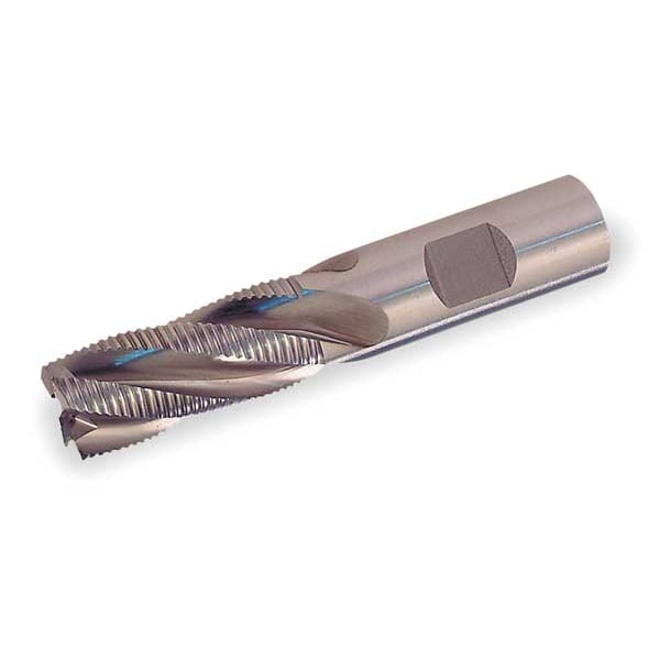 5-Flute Cobalt 8% Fine Square Single Roughing End Mill Cleveland RG6-TA TiAlN 1