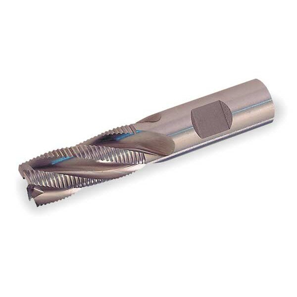 4-Flute Cobalt 8% Fine Square Single Roughing End Mill Cleveland RG6-TA TiAlN 3/4x3/4x1-5/8x3-7/8
