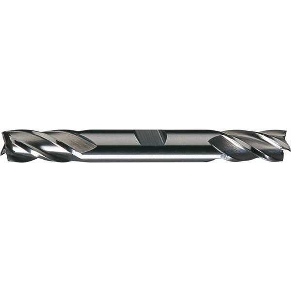 4-Flute HSS Center Cutting Square Double End Mill Cleveland HD-4C Bright 1x1x1-7/8x6-3/8