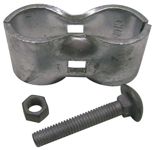Panel Clamp, Steel, 1-3/8 In Dia.