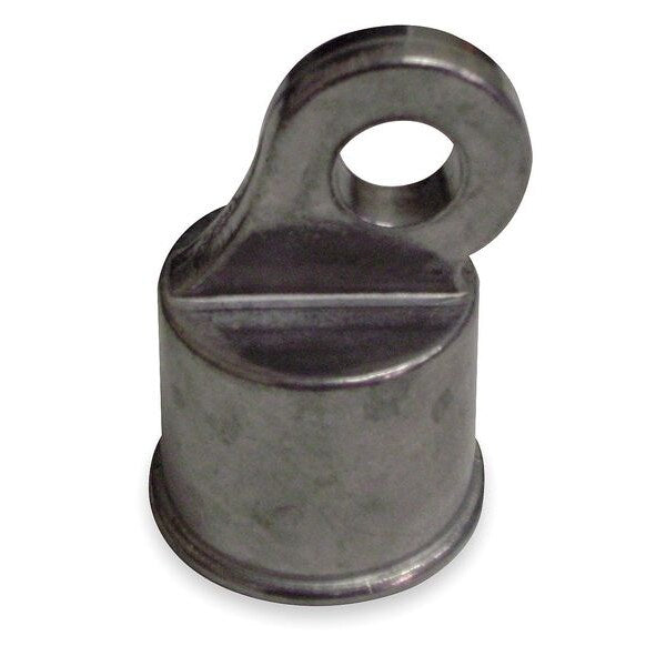 Rail End Cup, Aluminum, 1-3/8 In Dia.