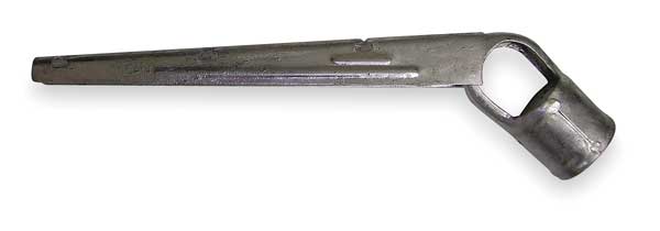Barbed Wire Line Arm, Galv Steel, 1-5/8 In