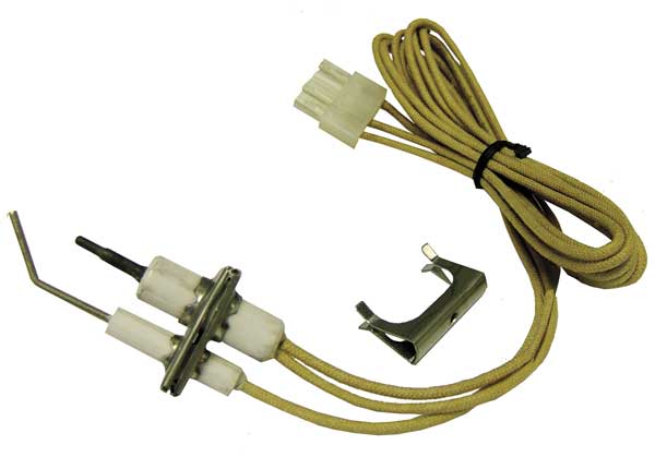 Hot Surface Igniter Kit, LP/NG, 24V AC, 1 3/4 in L., Silicon Nitride