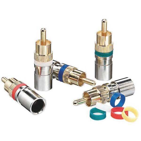 Coaxial Connector, RCA, RG59, PK10