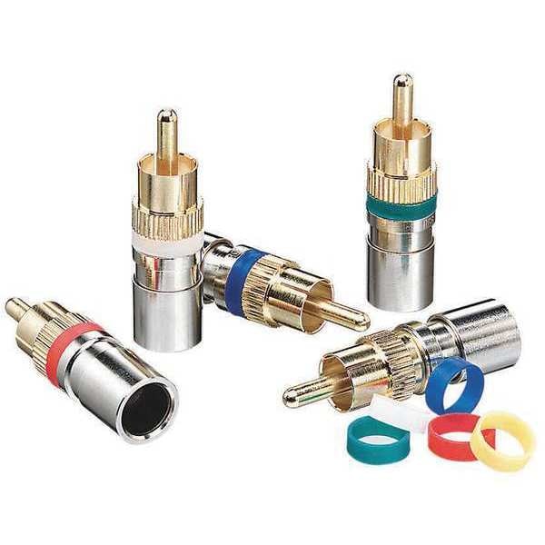 Coaxial Connector, RCA, RG6, PK10