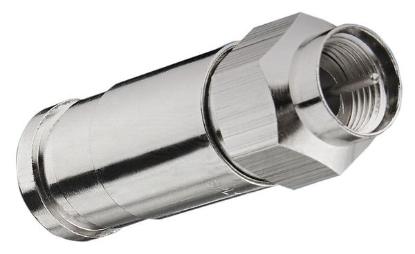 Coax Conn, F-Type, RG11 Reg/Tri/Quad, PK10