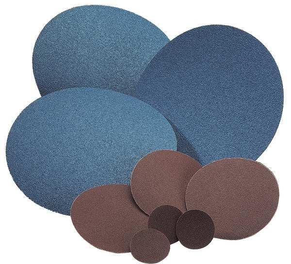 Hook/Loop Disc, No Hole, 5in, 80G, PK50