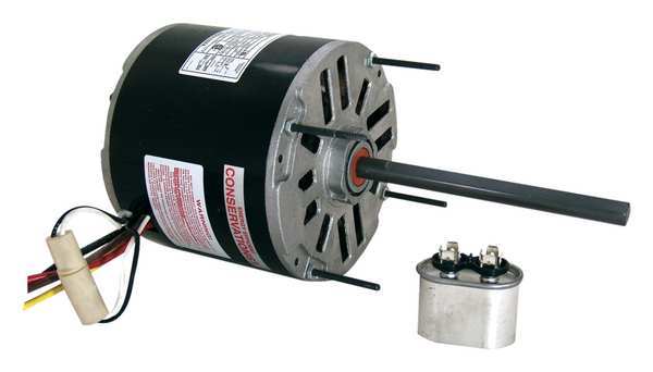 Condenser Fan Motor, 1/3 HP, 1075 rpm, 60Hz