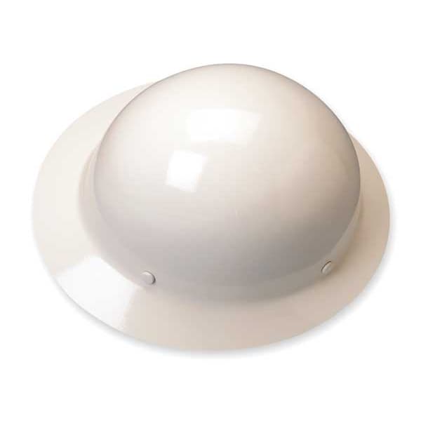 Full Brim Hard Hat, Type 1, Class G, Ratchet (4-Point), White