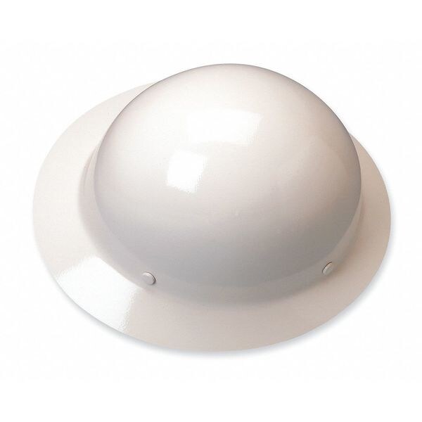 Full Brim Hard Hat, Type 1, Class G, Ratchet (4-Point), White