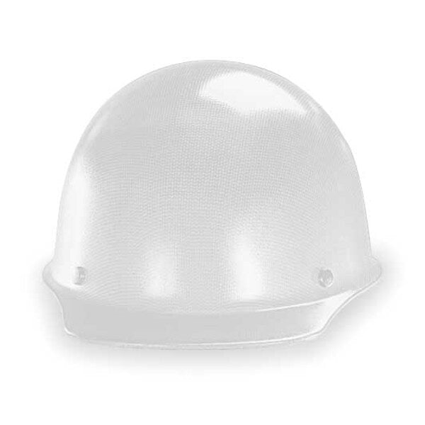 Front Brim Hard Hat, Type 1, Class G, Ratchet (4-Point), White