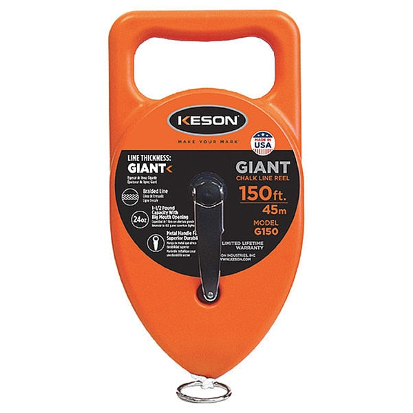 150 ft. Large Cap Chalk Line Reel
