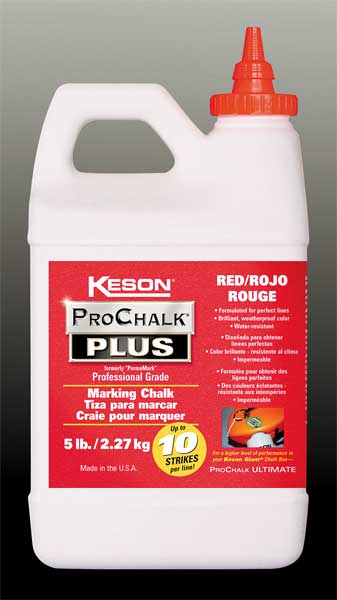 Marking Chalk Concentrate, Red, 3 Lb