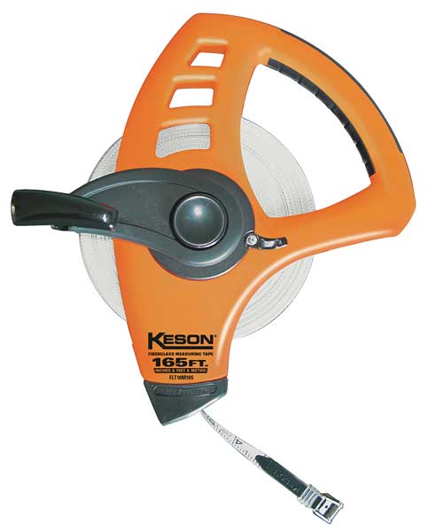 165 ft/50m Tape Measure, 1/2 in Blade