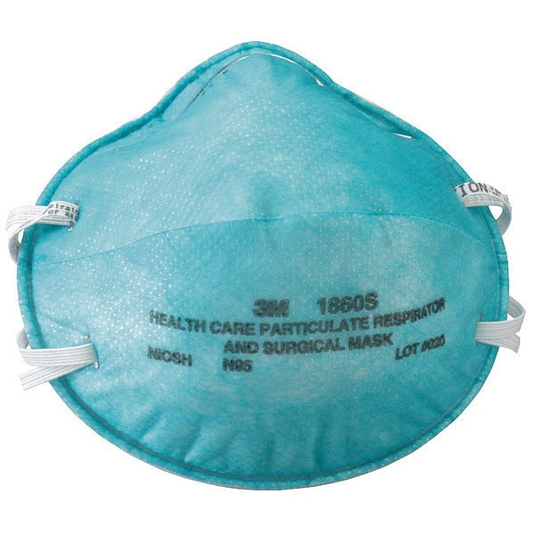 N95 Disposable Healthcare Respirator, S, Green, PK20