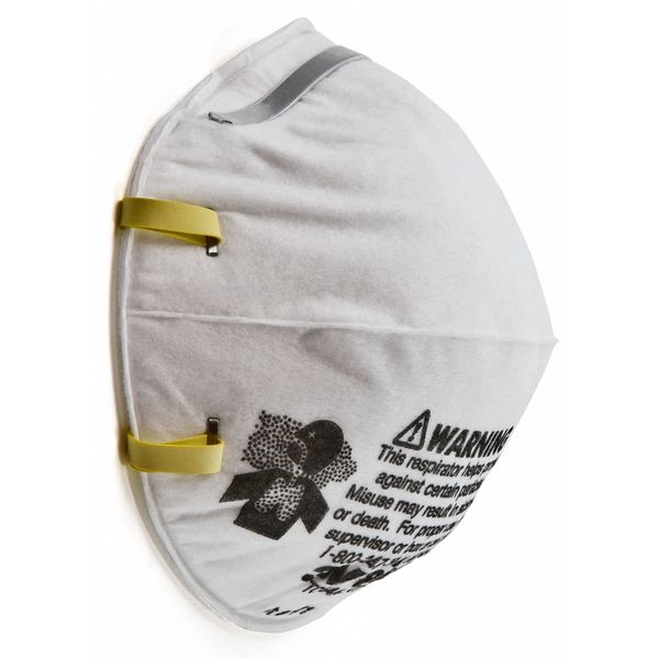 N95 Disposable Respirator, S, White, PK20