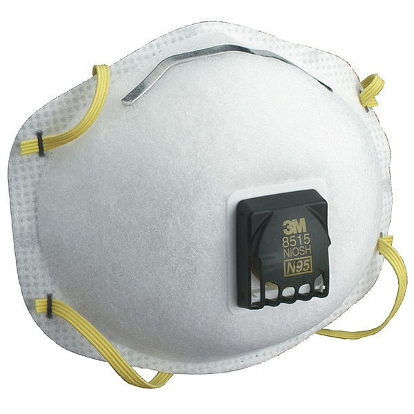 N95 Disposable Respirator, Cool Flow Valve, Molded, Dual Headstrap, Welding Respirator, Pack of 10
