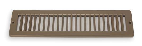 Toe Space Grille, 2 X 12, Brown, Steel