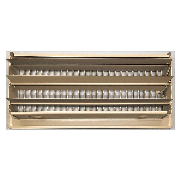 Floor Register, 6 X 12, Brown, Steel