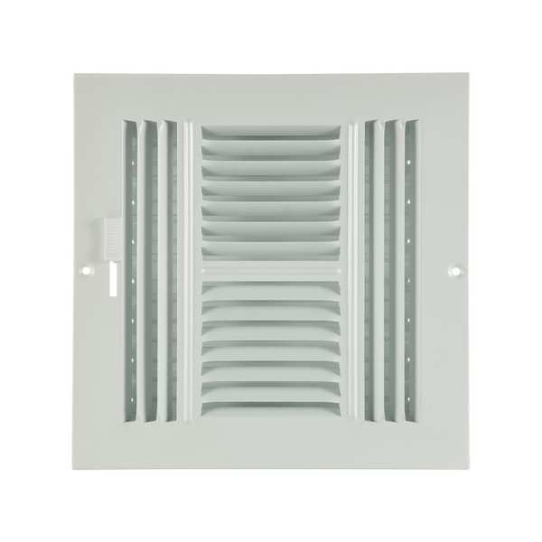 Sidewall/Ceiling Register, 8 X 8, White