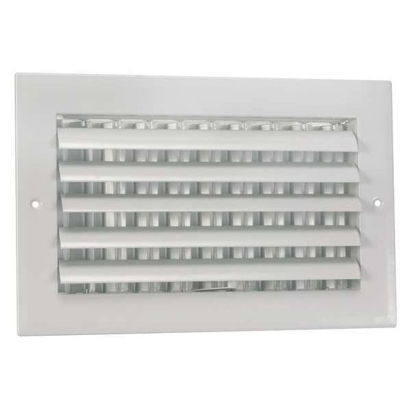 Sidewall/Ceiling Register, 5-27/64 X 11-23/32, White