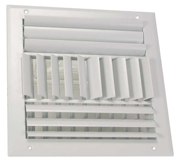 Sidewall/Ceiling Register, 12 X 12, White